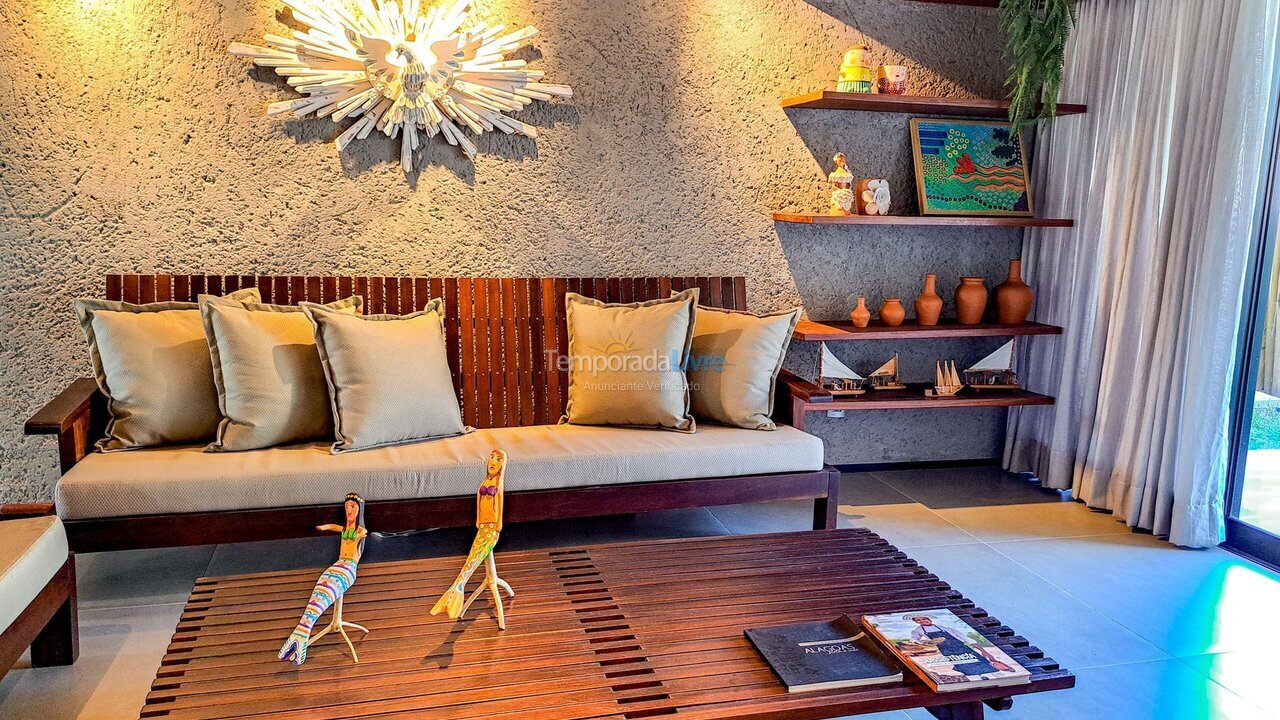 Casa para alquiler de vacaciones em Porto de Pedras (Praia Tatuamunha)