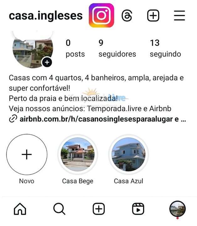 House for vacation rental in Florianopolis (Praia dos Ingleses)