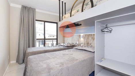 Apto 2 dormitórios acomodação para 6 pessoas - Praia de Canto Grande