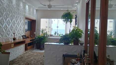 Sala de estar,da vista para o mar.