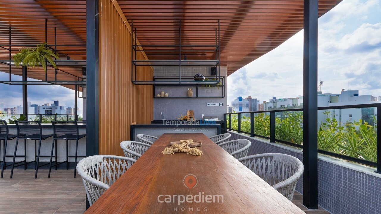 Apartamento para alquiler de vacaciones em João Pessoa (Pb Praia do Bessa)