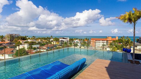 Makani Beach #305 - Flat com varanda por Carpediem