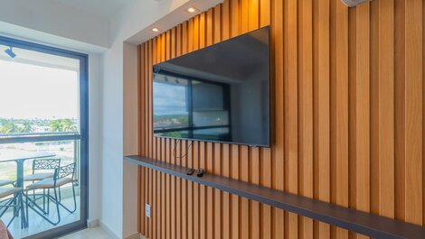 Makani Beach #305 - Flat com varanda por Carpediem