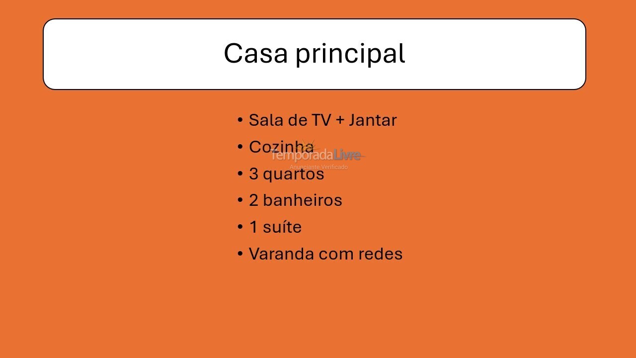 Casa para alquiler de vacaciones em Ubatuba (Enseada)