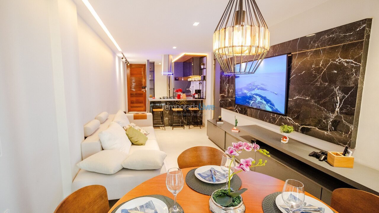 Apartamento para alquiler de vacaciones em João Pessoa (Pb Praia de Cabo Branco)