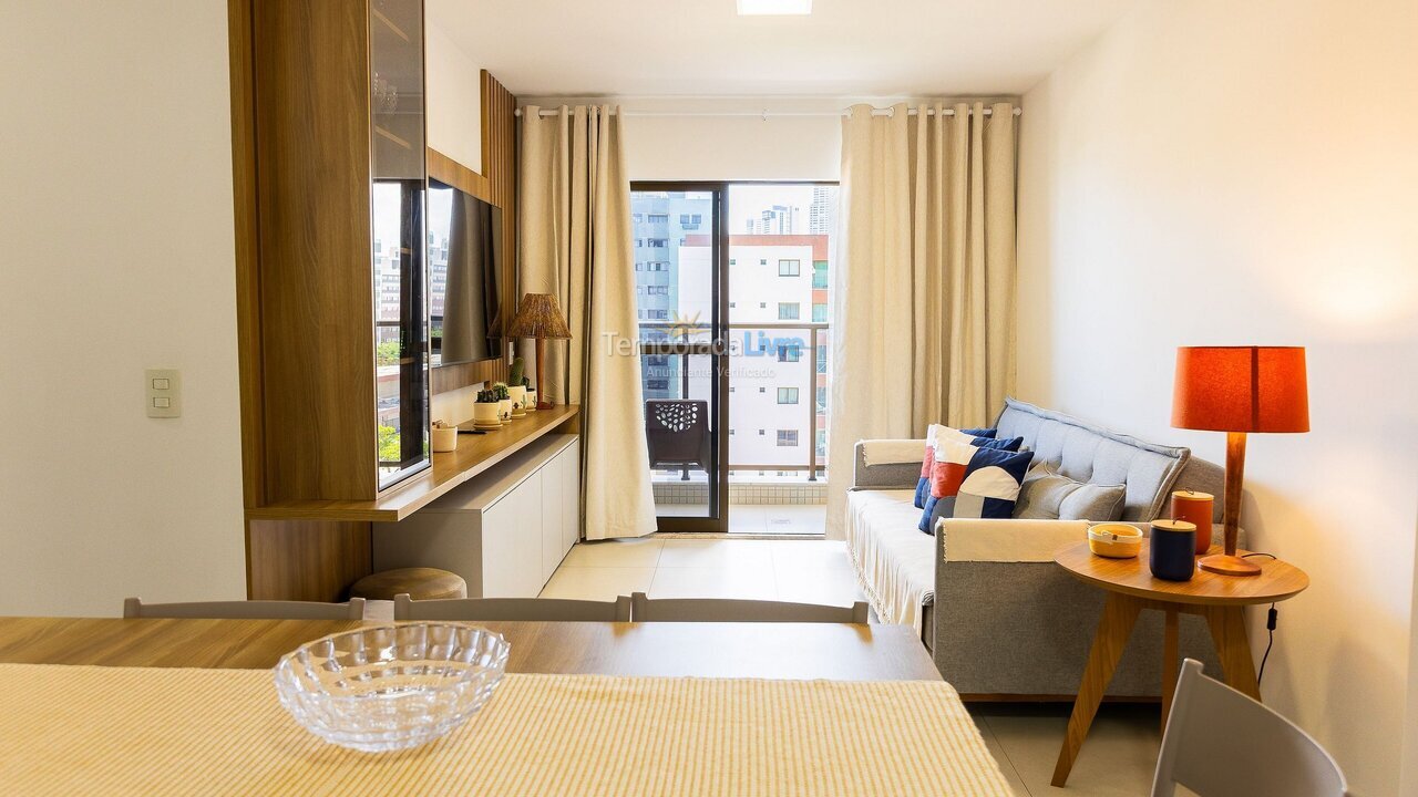 Apartamento para aluguel de temporada em João Pessoa (Pb Praia de Cabo Branco)