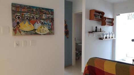 Apartamento amueblado y decorado en Coroa Vermelha
