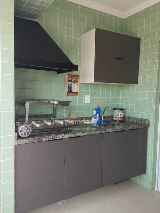 Apartamento para aluguel de temporada em Praia Grande (Praia do Caiçara)