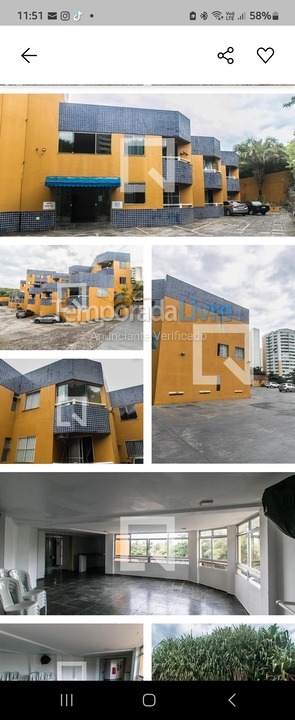 Apartamento para alquiler de vacaciones em Salvador (Jd Armação)