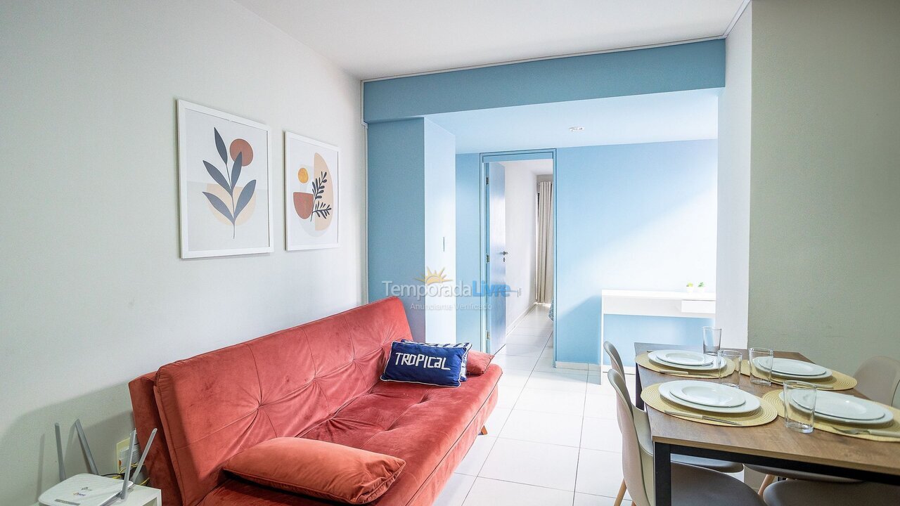 Apartamento para alquiler de vacaciones em João Pessoa (Pb Praia de Tambaú)