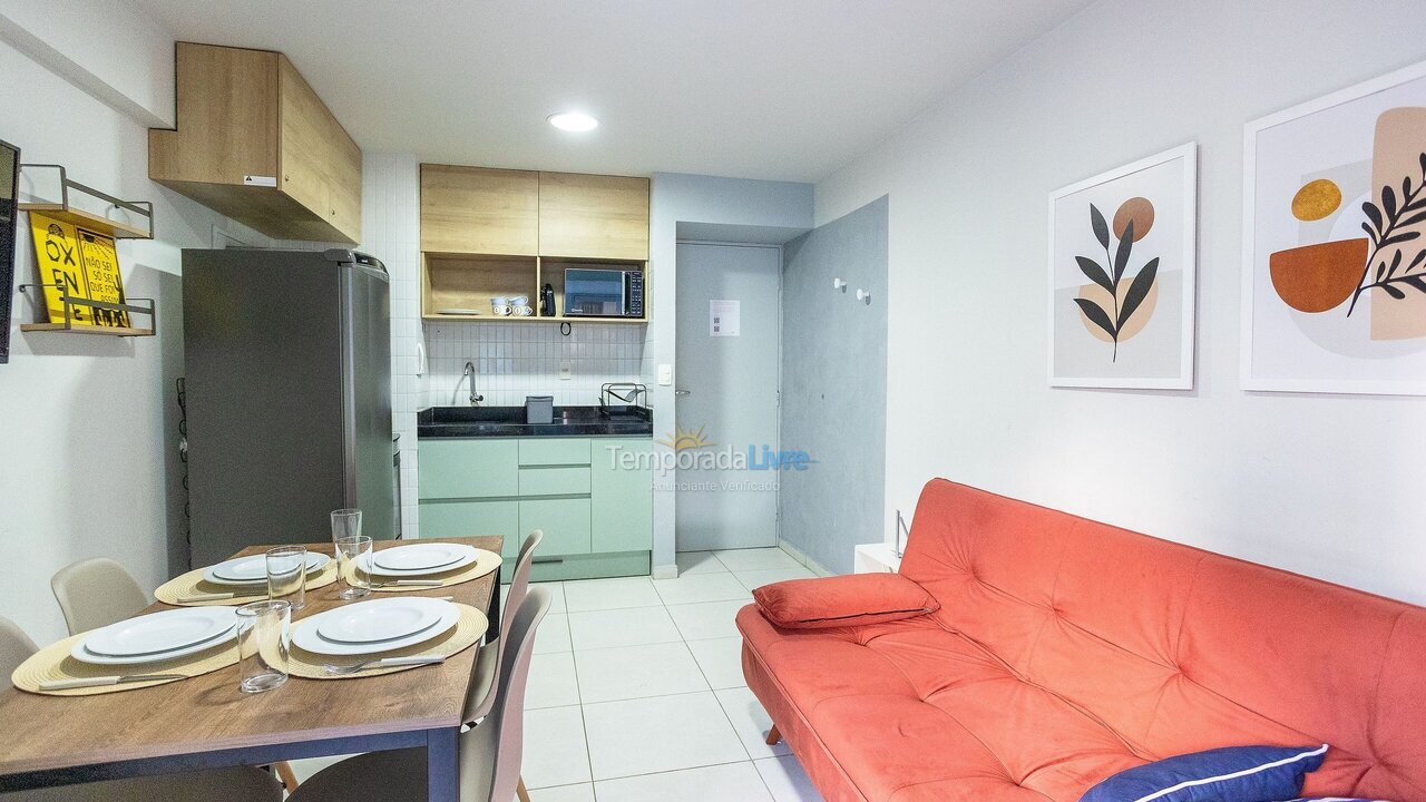 Apartamento para alquiler de vacaciones em João Pessoa (Pb Praia de Tambaú)