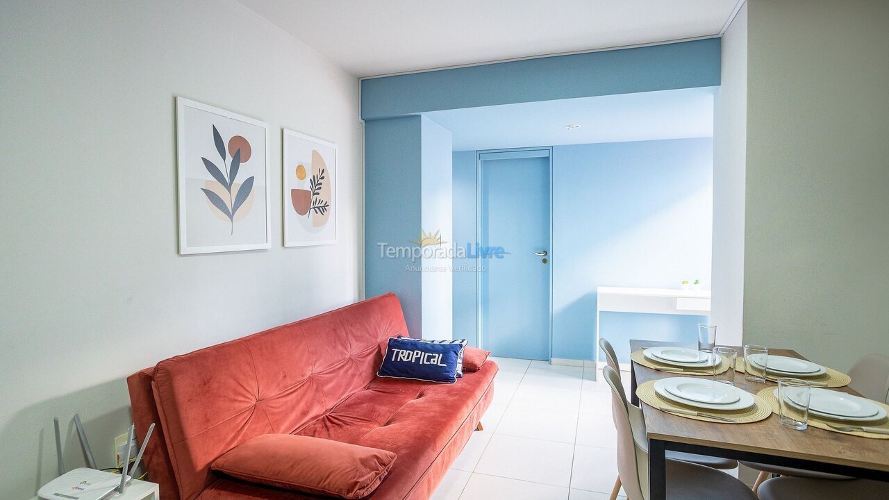 Apartamento para alquiler de vacaciones em João Pessoa (Pb Praia de Tambaú)