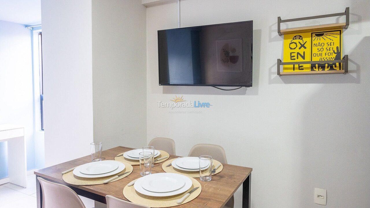 Apartamento para alquiler de vacaciones em João Pessoa (Pb Praia de Tambaú)