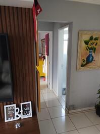 Furnished apartment with balcony and garage in Santo André