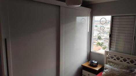 Furnished apartment with balcony and garage in Santo André