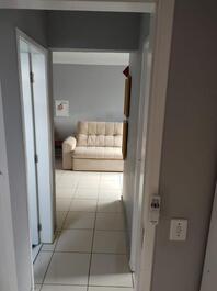 Furnished apartment with balcony and garage in Santo André