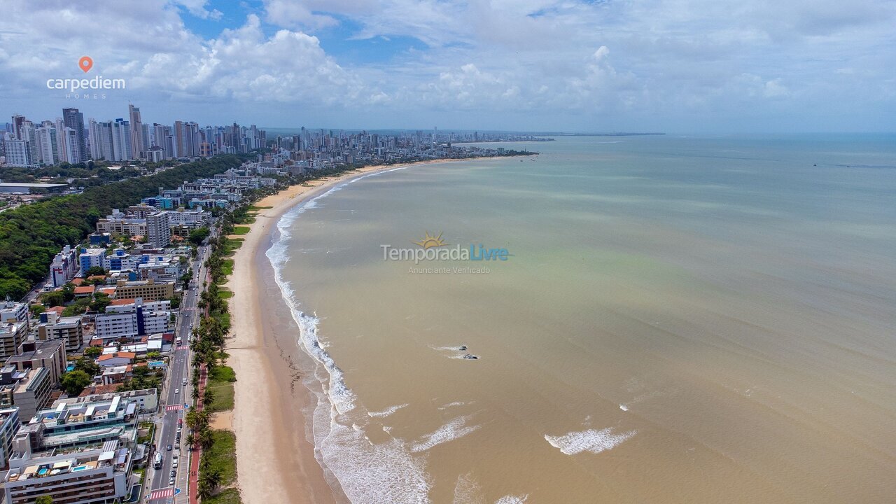 Apartamento para alquiler de vacaciones em João Pessoa (Pb Praia de Cabo Branco)