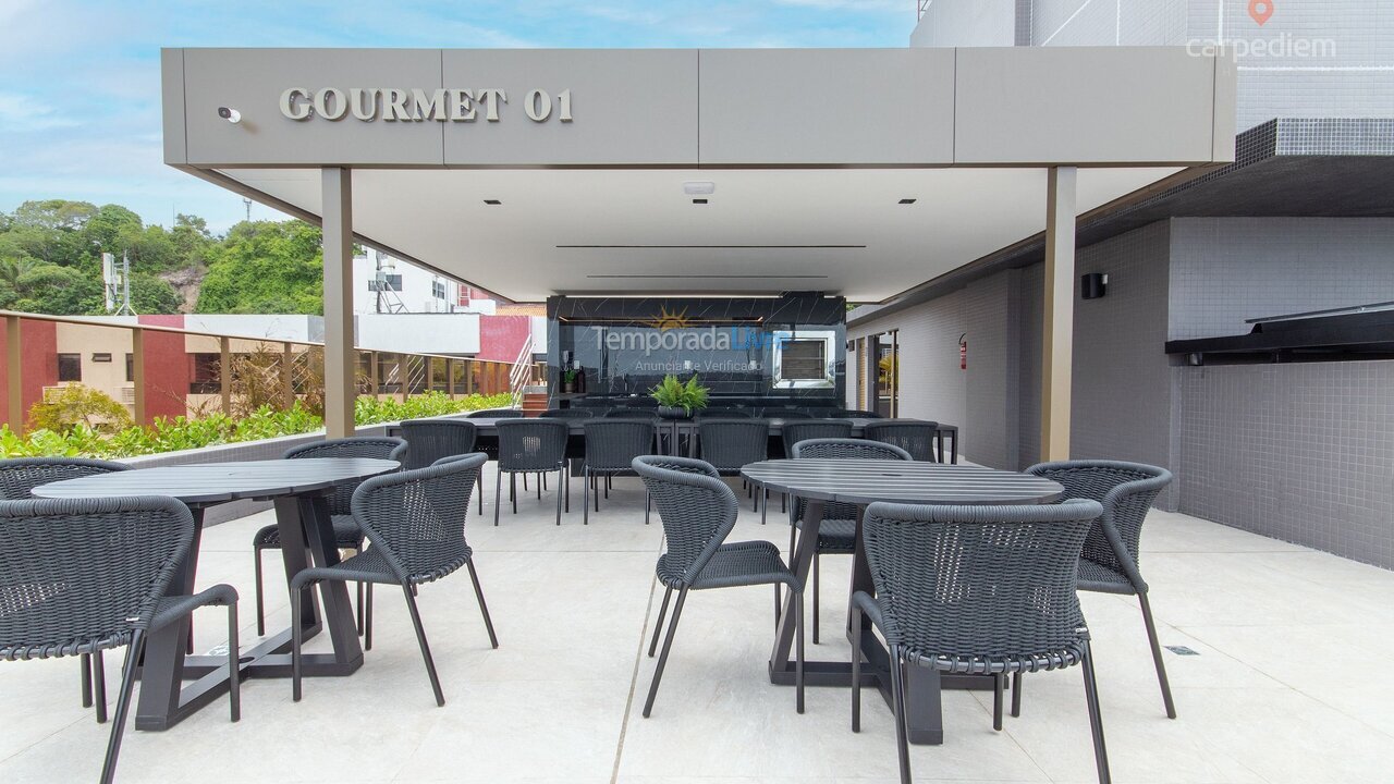 Apartamento para alquiler de vacaciones em João Pessoa (Pb Praia de Cabo Branco)