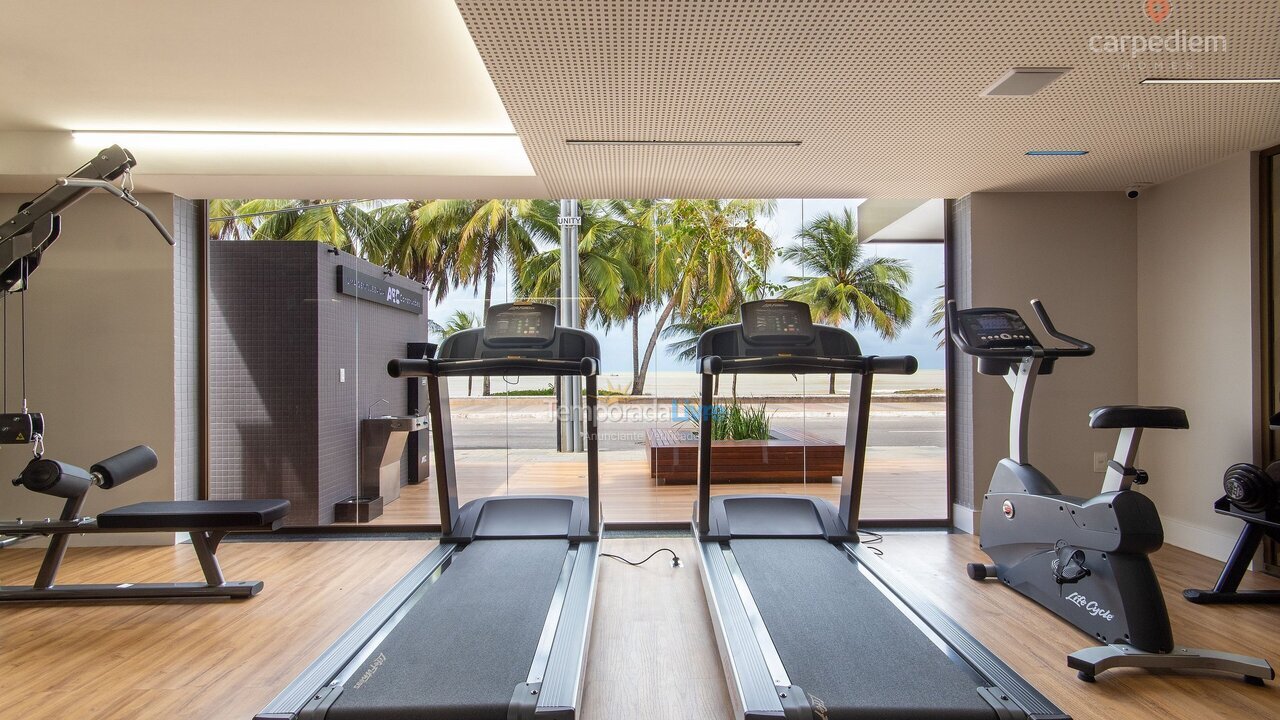 Apartamento para alquiler de vacaciones em João Pessoa (Pb Praia de Cabo Branco)