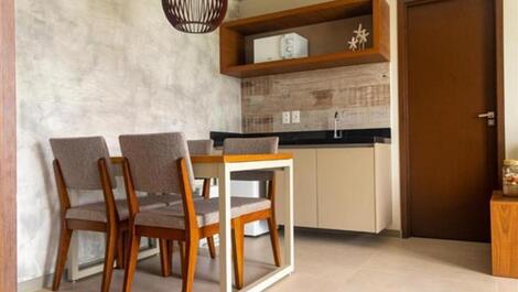 Apartamento compacto e aconchegante 