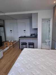 Apartamento estudio premium en Barueri, cerca de Alphaville