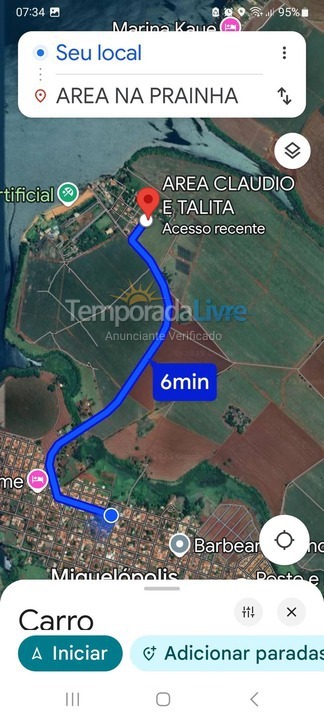 Casa para aluguel de temporada em Miguelópolis (São Paulo Brasil)