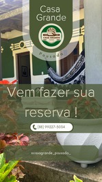 Casa Grande Pousada o lugar ideal para seu descanso!
