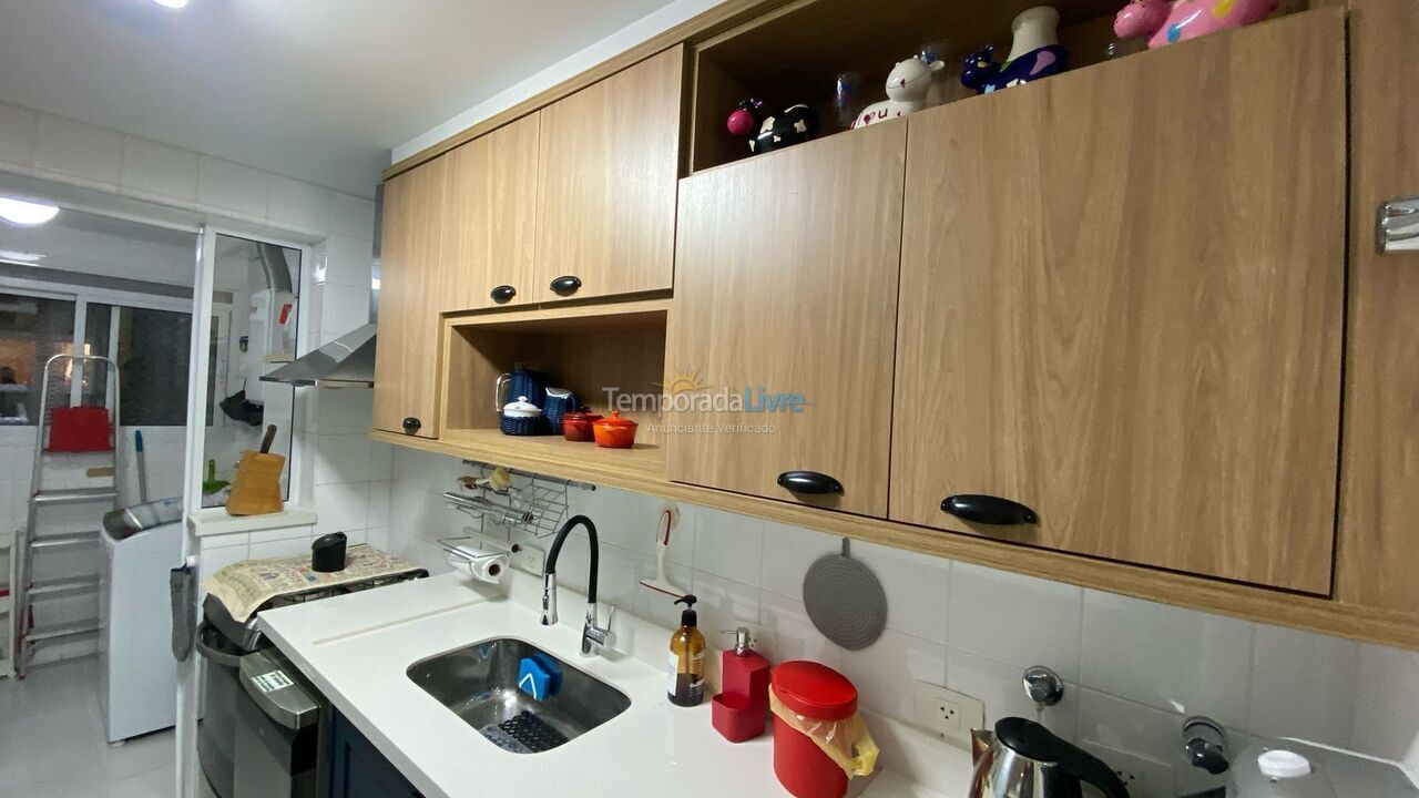 Apartamento para aluguel de temporada em Bertioga (Riviera de São Lourenço)