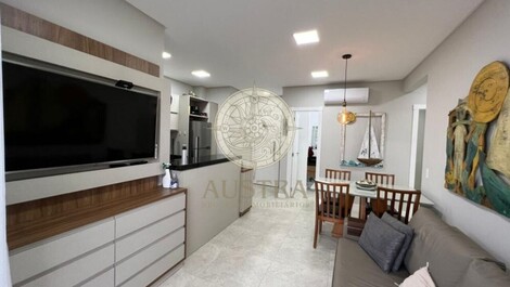 Cozinha, estar e jantar integradas