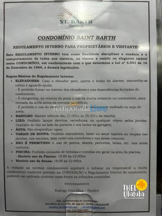 Apartment for vacation rental in Ubatuba (Praia Grande)