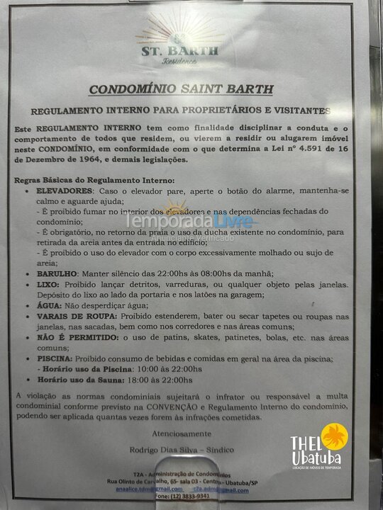 Apartamento para aluguel de temporada em Ubatuba (Praia Grande)