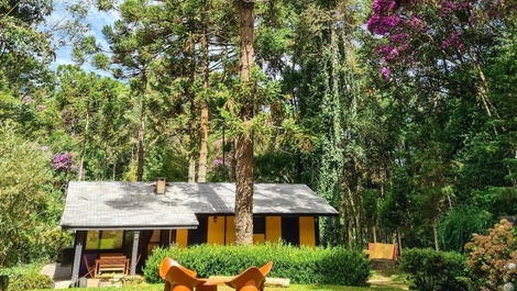 Cabana em terreno amplo, pet friendly