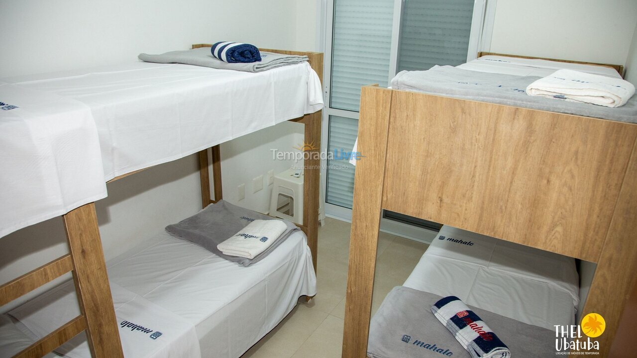 Apartment for vacation rental in Ubatuba (Toninhas)