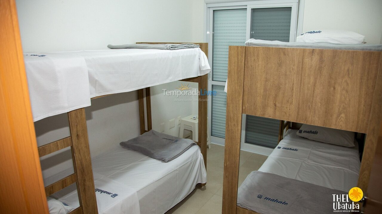 Apartment for vacation rental in Ubatuba (Toninhas)