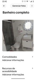 Banheiro em todos os quartos 
