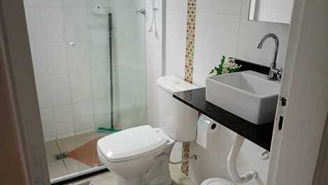 Apartamento en Mongaguá justo en la arena