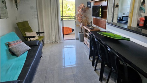 Apartment suitable for up to 8 people (adults and children), 1 garage, barbecue, small pool.