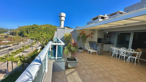 Front view penthouse for 12 people - Praia Grande Ubatuba 1299703-1510