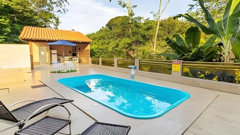 Casa con piscina climatizada y vista (Pirenopolis-GO)