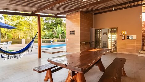 Casa con piscina climatizada y vista (Pirenopolis-GO)