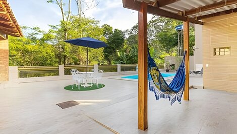Casa con piscina climatizada y vista (Pirenopolis-GO)