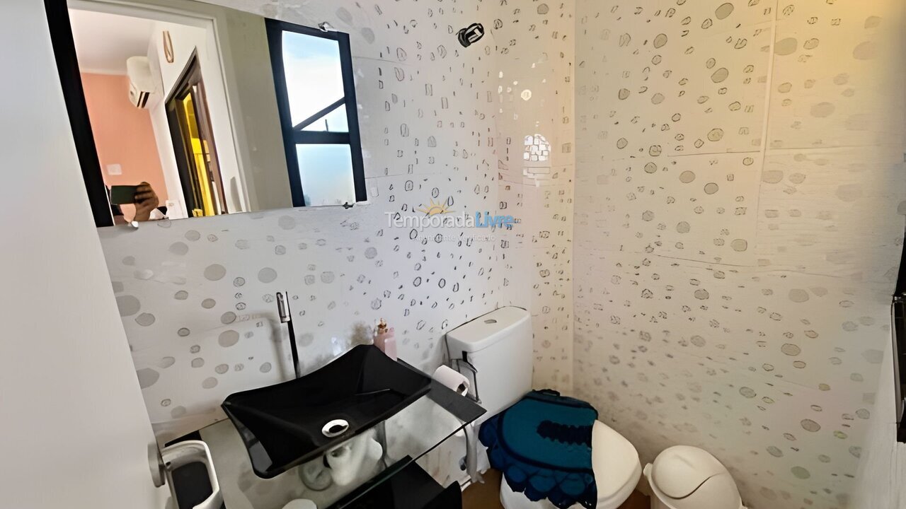 Apartamento para alquiler de vacaciones em Guarujá (Balneário Cidade Atlântica)