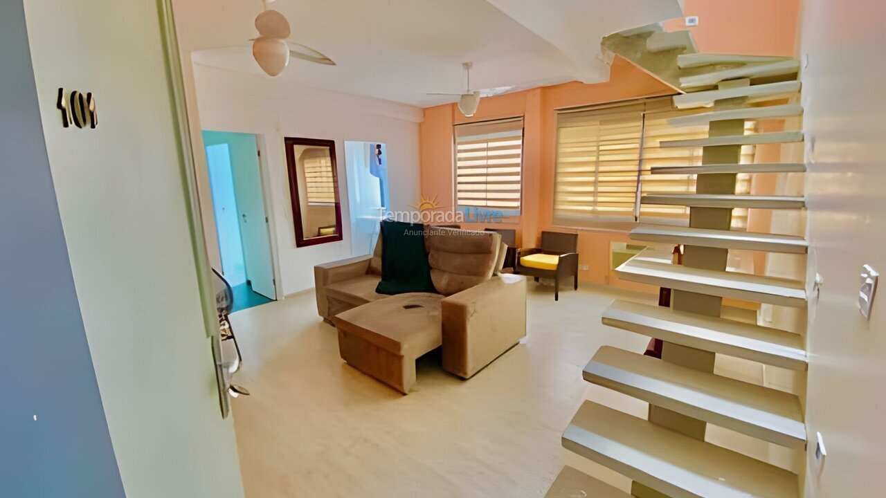 Apartamento para alquiler de vacaciones em Guarujá (Balneário Cidade Atlântica)