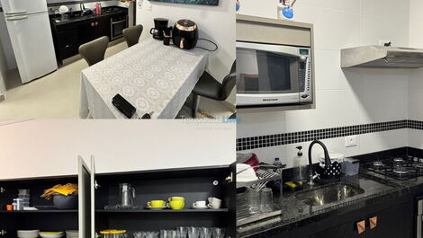 Apartamento para vacaciones en Ubatuba, 2 habitaciones,