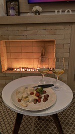 Lareira da sala de estar