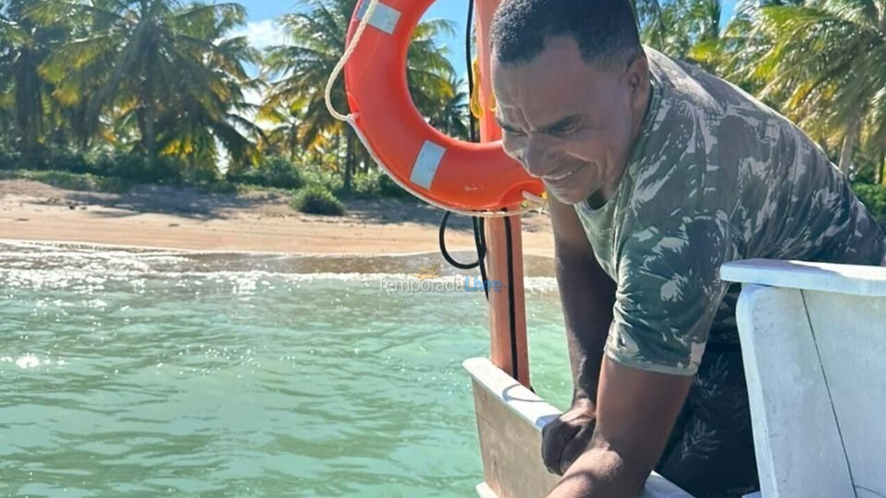 Casa para alquiler de vacaciones em Passo de Camaragibe (Praia do Marceneiro)