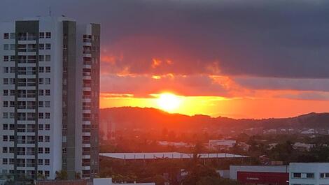 Por do sol da varanda