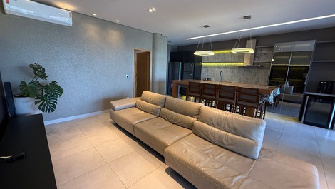 Cobertura 4 suites FRENTE MAR reserva dna 10 pessoas - (12) 99703-1510