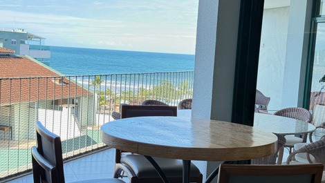 Cobertura 4 suites FRENTE MAR reserva dna 10 pessoas - (12) 99703-1510