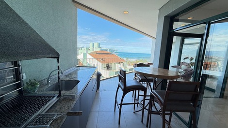 Cobertura 4 suites FRENTE MAR reserva dna 10 pessoas - (12) 99703-1510